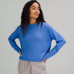 lululemon cashlu boxy crewneck sweater